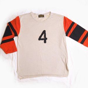 Levi's Vintage Clothing LVC Unisex Women's Baseball Jersey in Tigerseye SS 2016